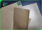Brązowa rolka papieru pakowego o wysokiej sztywności 45 g / m2 do pakowania żywności