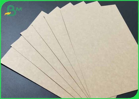 Materiał drewnianego pudełka opakowaniowego Biały z brązowym plecami Papier Kraft klasy spożywczej