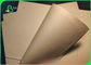 Nietoksyczny brązowy papier pakowy o gramaturze 80 g / m2 do pakowania o wysokiej sztywności