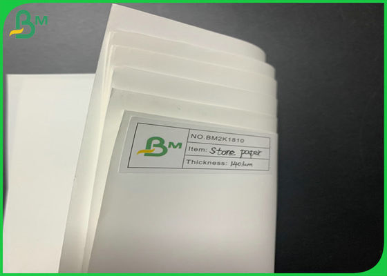 300g 450g Gładki biały papier kamienny na czasopisma wodoodporny / recyklingowany
