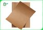 Brązowy papier pakowy o gramaturze 135 g / m2 150 g / m2 do opakowań kosmetycznych Trwały 760 x 880 mm