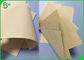 Niepowlekany typ 100gsm 120gsm brązowy papier pakowy klasy spożywczej do torby papierowej