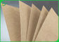 Brązowy papier pakowy o gramaturze 250 g / m2 do robienia pudełek do pakowania sałatek