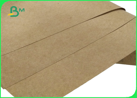 Mocny Kraft Fibre Virgin Brown Kraft Paper Kontakt z żywnością 90gsm X 1000mm Roll