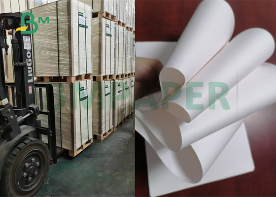 75gsm 80gsm 90gsm Naturalny biały papier pakowy do torby papierowej na żywność 65 x 100 cm