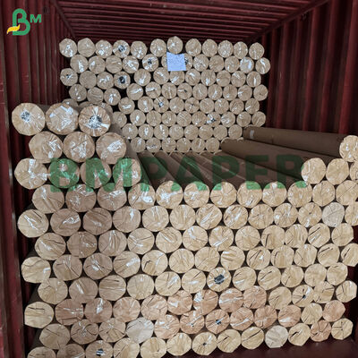 Perforowany brązowy papier pakowy dziurkowany o gramaturze 80 g / m2 do cięcia odzieży 1,83 m x 250 m