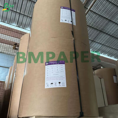 300gm + 15g PE powlekany brązowy papier kraft do talerza z jedzeniem ulicznym 85cm